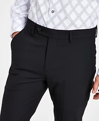Bar Iii Men's Skinny Fit Wrinkle-Resistant Wool-Blend Suit Separate Pant, Created for Macy's - Close Out!