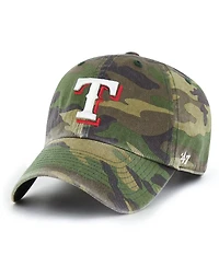 Men's '47 Camo Texas Rangers Clean Up Adjustable Hat