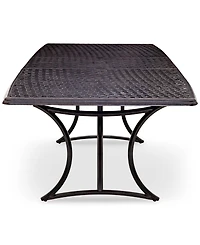 Wythburn Mix and Match 110"x 42" Cast Aluminum Outdoor Extension Dining Table, Created for Macy's
