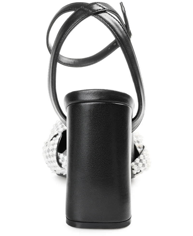 Journee Collection Women's Dua Woven Sandals