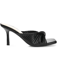 Journee Collection Women's Greer Pleated Sandals
