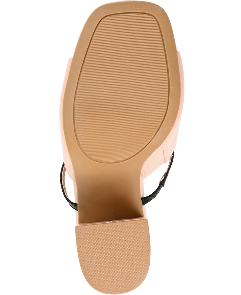 Journee Collection Women's Heiddy Block Heel Sandals