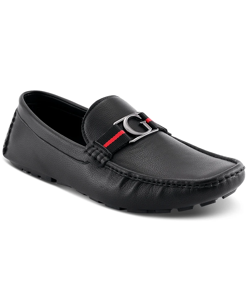 Guess Men's Askers Pod Driver with G Ornament Slip On Slippers