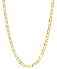 Men's Solid Mariner Link, 22" Chain Necklace (5-5/8mm) in 10k Gold