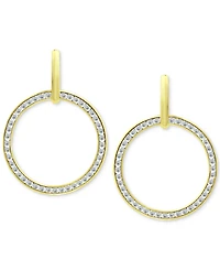 Giani Bernini Cubic Zirconia Circle Drop Earrings, Created for Macy's