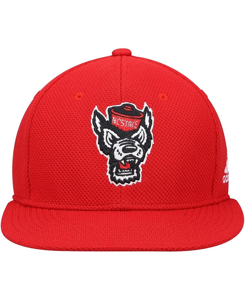 Men's adidas Red Nc State Wolfpack On-Field Baseball Fitted Hat