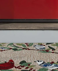 Liora Manne' Frontporch Bird Border 2' x 3' Outdoor Area Rug
