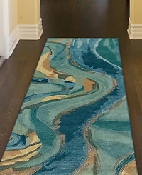 Liora Manne' Corsica Panorama 2' x 7'6" Runner Area Rug
