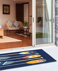 Liora Manne' Frontporch Paddles 2' x 5' Runner Outdoor Area Rug
