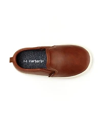 Carter's Toddler Boys Faux Leather Ricky Casual Slip On Shoes