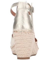 Gentle Souls Women's Charli Ankle-Strap Espadrille Wedge Sandals