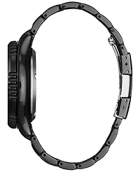 Citizen Men's Promaster Automatic Dive Black Ion-Plated Stainless Steel Bracelet Watch, 44mm