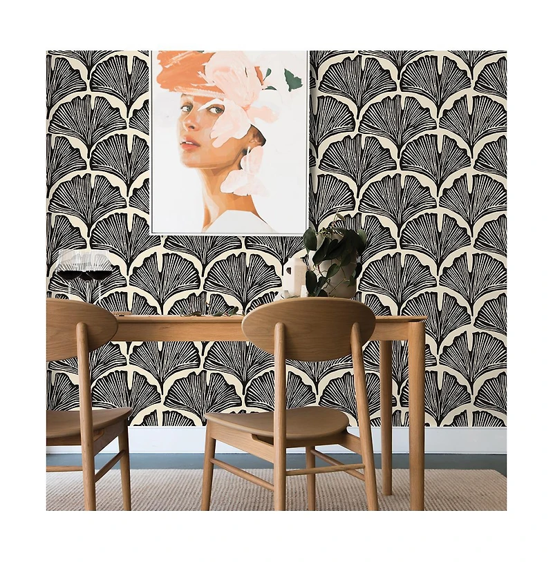 Feather Palm Peel and Stick Wallpaper