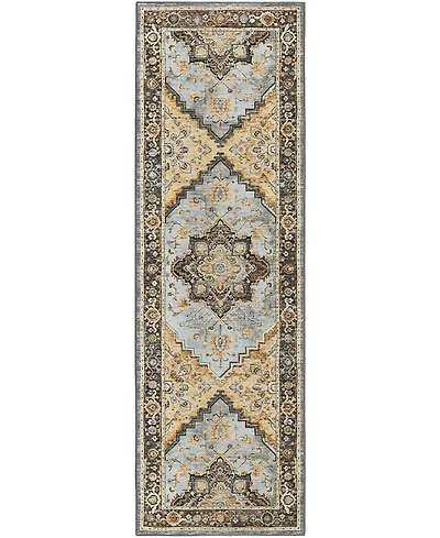 Dalyn Jericho Washable JC2 2'6" x 12' Runner Area Rug