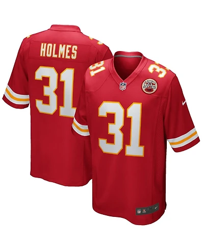 Men's Nike Priest Holmes Red Kansas City Chiefs Game Retired Player Jersey