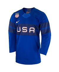 Men's Nike Royal Team Usa Hockey 2022 Winter Olympics Collection Jersey