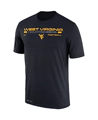 Men's Nike Navy West Virginia Mountaineers Velocity Legend Space-Dye Performance T-shirt