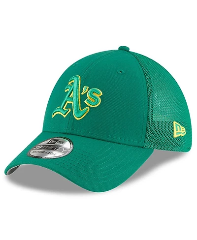 Big Boys New Era Green Oakland Athletics 2022 Batting Practice 39THIRTY Flex Hat