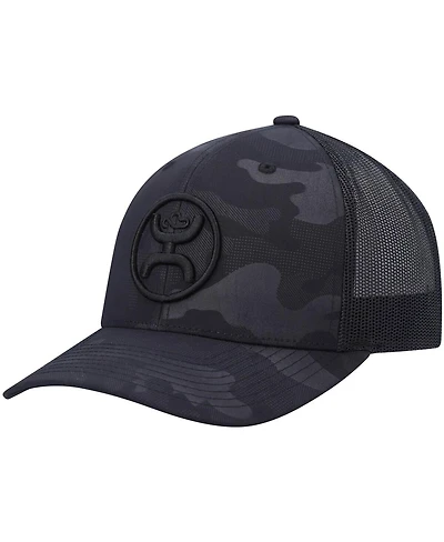Men's Hooey Black O-Classic Trucker Snapback Hat