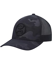 Men's Hooey Black O-Classic Trucker Snapback Hat