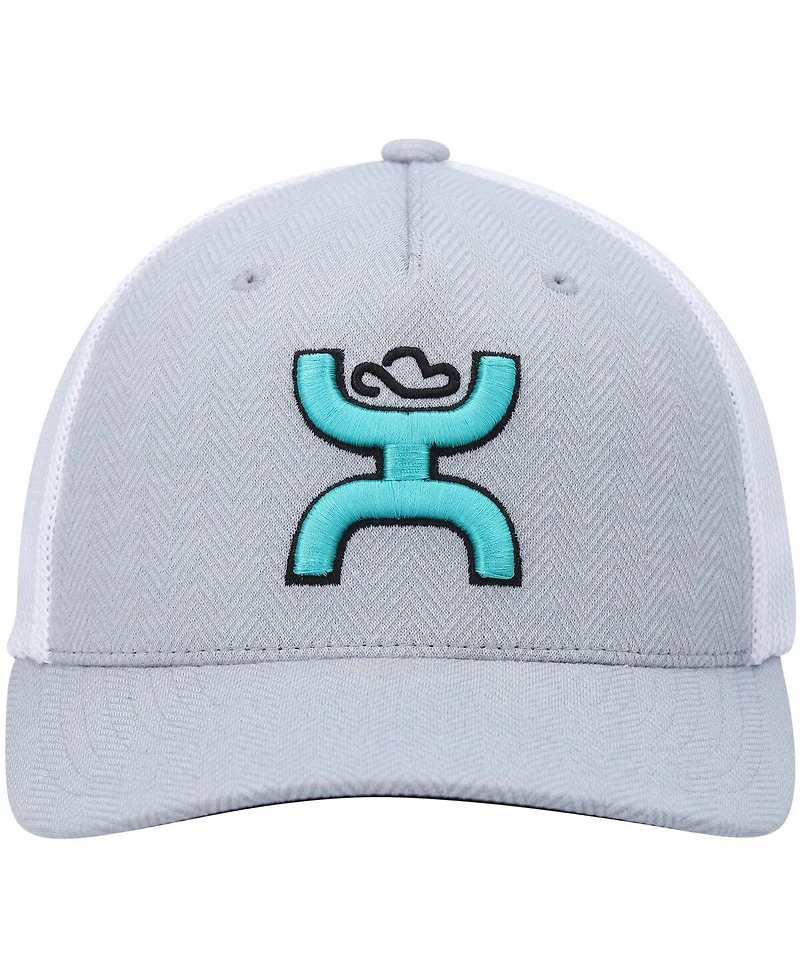 Men's Hooey Gray, White Coach Flex Hat