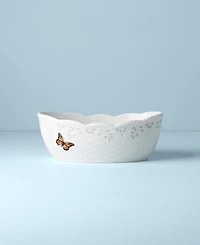 Lenox Butterfly Meadow Scalloped Oval Bread Basket
