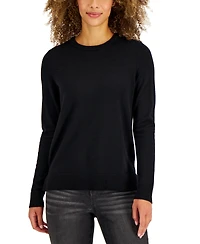 Style & Co Petite Crew-Neck Sweater, Created for Macy's