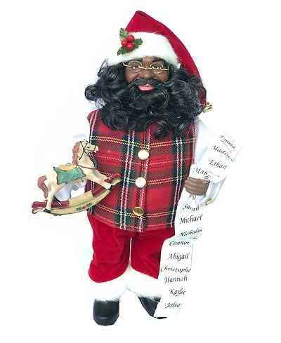 15" Santa with Horse