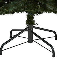Northern Rocky Spruce Artificial Christmas Tree with Lights and Bendable Branches, 96"