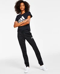 adidas Women's Essentials Warm-Up Slim Tapered 3-Stripes Track Pants, Xs-4X
