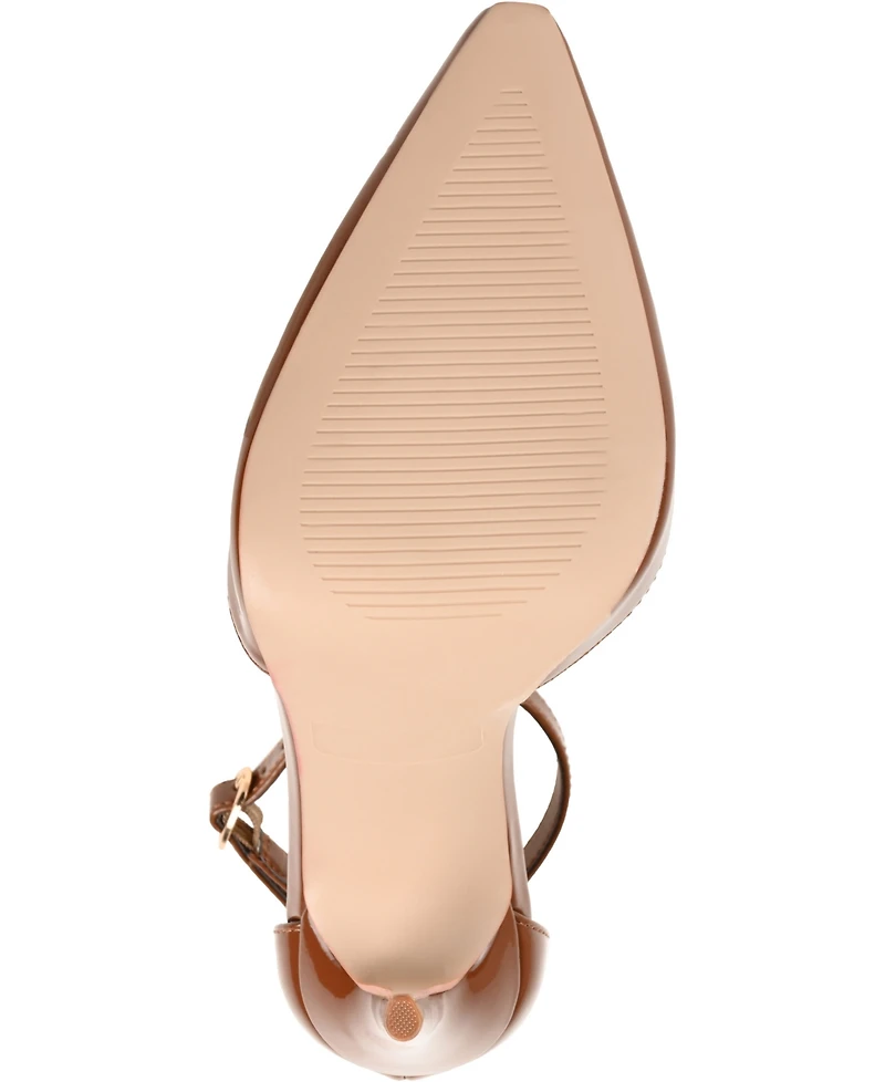 Journee Collection Women's Miriem Ankle Strap Stiletto Pumps