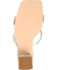 Journee Collection Women's Shandee Rhinestone Sandals