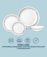 Corelle Brushed 16 Pc. Dinnerware Set, Service for 4