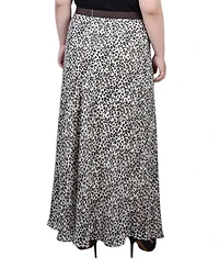 Ny Collection Plus Chiffon Maxi Skirt