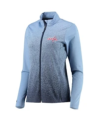 Women's Antigua Royal, Navy Washington Capitals Guide Desert Dry Full-Zip Jacket