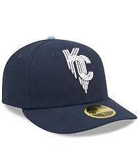 Men's New Era Navy Kansas City Royals Connect Low Profile 59FIFTY Fitted Hat