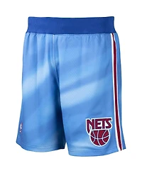 Men's Mitchell & Ness Blue New Jersey Nets 1990/91 Hardwood Classics Authentic Shorts