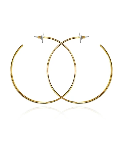 Vince Camuto Gold-Tone Extra Large Open Hoop Earrings