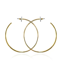 Vince Camuto Gold-Tone Extra Large Open Hoop Earrings