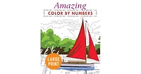 Amazing Color by Numbers Large Print by Arcturus Publishing