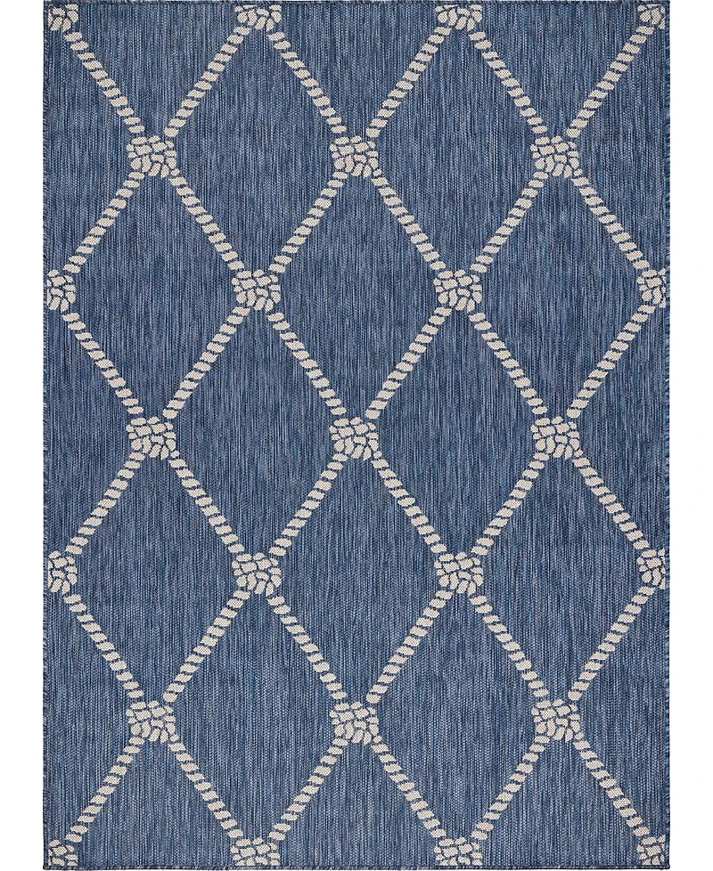 Lr Home Shoreline Srl-875 5'3" x 7' Outdoor Area Rug