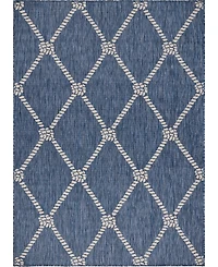 Lr Home Shoreline Srl-875 5'3" x 7' Outdoor Area Rug