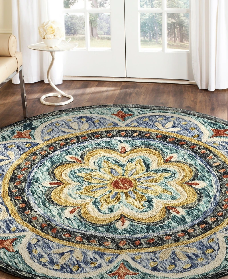 Lr Home Radiance Rdc-104 6' x 6' Round Area Rug