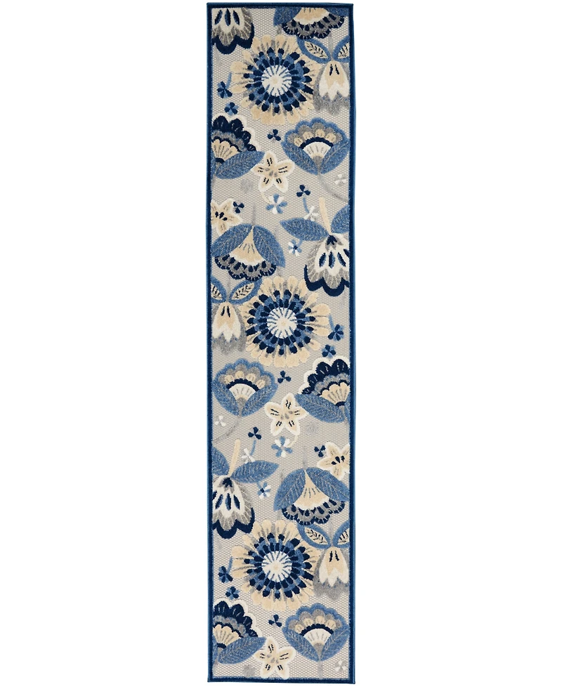 Nourison Home Aloha ALH25 2'3" x 10' Runner Rug