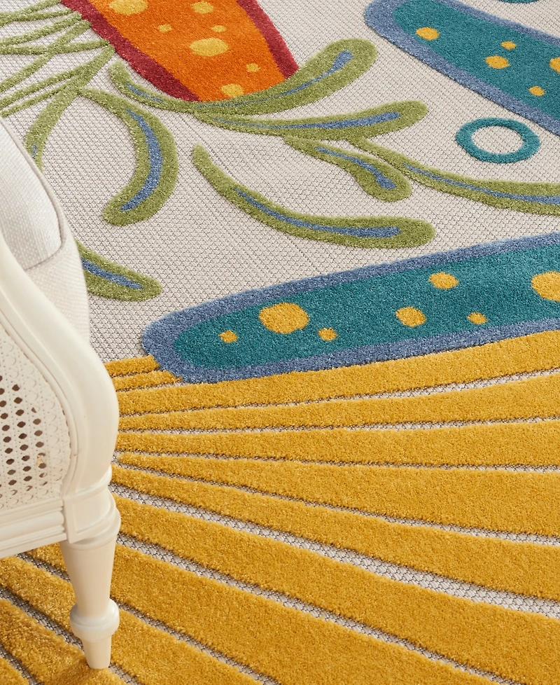 Nourison Home Aloha ALH24 7'10" x 10'6" Outdoor Area Rug