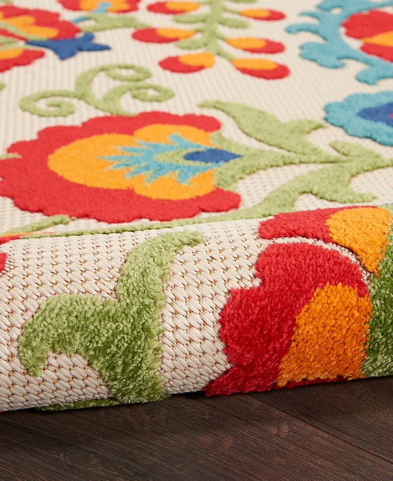 Nourison Home Aloha ALH17 7'10" x 10'6"Outdoor Area Rug