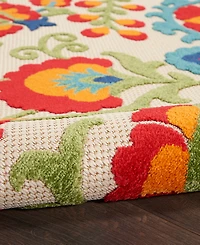 Nourison Home Aloha ALH17 7'10" x 10'6"Outdoor Area Rug
