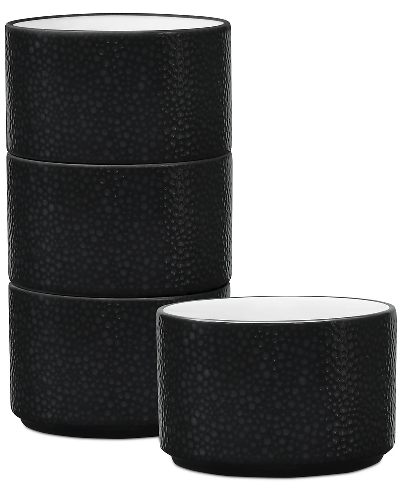 Noritake Colortex Stone Stax Mini Bowls, Set of 4