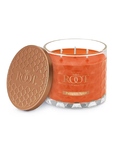 Pumpkin Spice Fragrance Honeycomb Glass Jar Candle