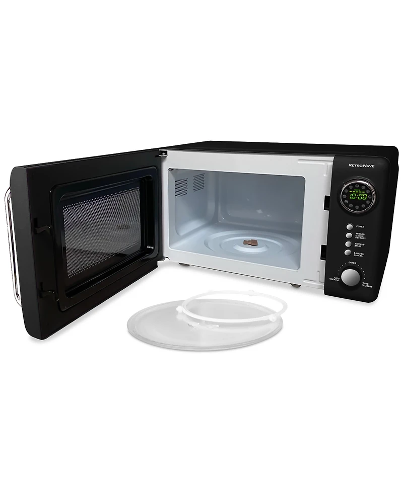 Nostalgia NRMO7AQ6A Retro 700-Watt Led Microwave